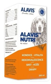 ALAVIS NUTRI 1x200 ml, olejová emulzia pre psy, mačky a fretky