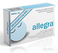 allegra MELATONÍN 3 mg NEW pastilky s pomarančovou príchuťou (inov.2019) 1x30 ks