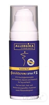ALLERGIKA Krém na tvár UREA 5 % 1×50 ml, na suchú pleť