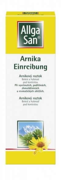 Allga San Arnikový roztok kosodrevinový roztok s arnikou 100 ml