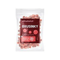 Allnature Brusnica Susena Mrazom Cela 1×10 g, sušené brusnice