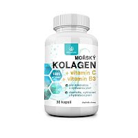 Allnature Morsky Kolagen + Vit. C + Vit B3 1×30 cps, kolagén