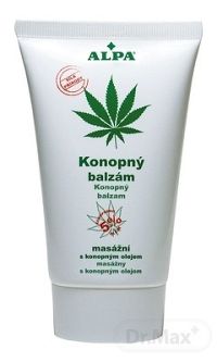 ALPA KONOPNÝ BALZAM 1×150 ml, masážny s konopným olejom
