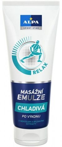 ALPA SportStar EMULZIA MASÁŽNA CHLADIVÁ relax - po výkone 1x210 ml