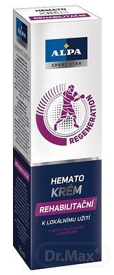 ALPA SportStar HEMATO KRÉM 1×75 ml, rehabilitačný krém