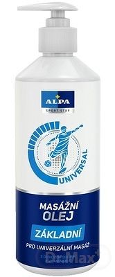 ALPA SportStar OLEJ MASÁŽNY ZÁKLADNÝ 1×500 ml, univerzálny