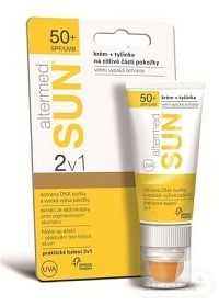 altermed SUN 2v1 (krém+ tyčinka SPF 50) na citlivé časti pokožky 1x1 ks