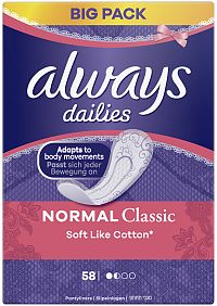 Always Intimky Soft Like Cotton Normal 1×58 ks