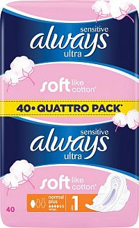 Always QUATTRO Ultra Normal+ Sensitive 4 1 kus