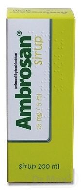 AMBROSAN 15 mg/5 ml sirup sir (liek.skl.hnedá) 1x100 ml