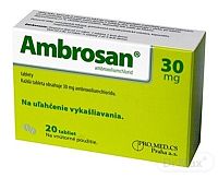 AMBROSAN 30 mg 1×20 tbl, podporuje vykašliavanie