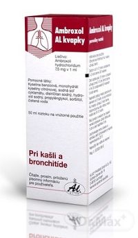 Ambroxol AL kvapky gtt por (fľ.skl.hnedá) 1x50 ml