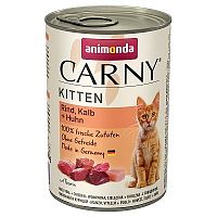 Animonda Carny Kitten Konzerva pre mačky Tela+Kura 400g 1×400 g