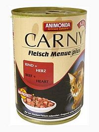 Animonda Carny Konzerva pre mačky Hovädzie+Srdce 400g 1×400 g
