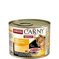 Animonda Carny Konzerva pre mačky Kura+Kacka 200g 1×200 g