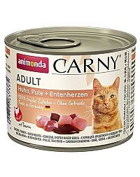 Animonda Carny Konzerva pre mačky Kura+Morka+Kacka 200g 1×200 g