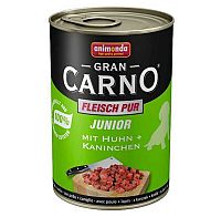 Animonda Grancarno Junior Konzerva - Hovädzie+Kura 400g 1×400 g, psia konzerva