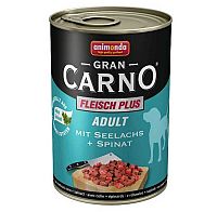 Animonda Grancarno Konzerva - Hovädzie+Losos+Špenát 800g 1×800 g, psia konzerva