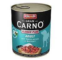 Animonda Grancarno Konzerva - Losos+Špenát 400g konzerva 1×400 g, psia konzerva