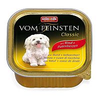 Animonda Vom Feinsten Dog Konzerva Hovädzie+Morč. srdce 150g 1×150 g, paštéta pre psy