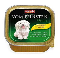 Animonda Vom Feinsten Dog Konzerva Hydina+Cestov. 150g 1×150 g, paštéta pre psy