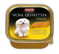 Animonda Vom Feinsten Dog Konzerva Hydina+Tela 150g 1×150 g, paštéta pre psy