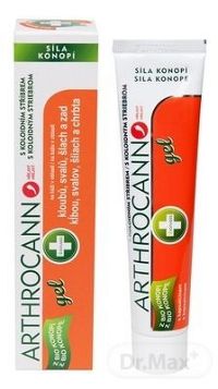 ANNABIS ARTHROCANN HREJIVÝ gél s koloid. striebrom, s kapsaicínom, z BIO konope 1x75 ml