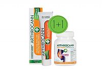ANNABIS Dvojbalenie ARTHROCANN GÉL s koloid. striebrom 75 ml + COLLAGEN Omega 3-6 Forte Tablety 60 ks, 1x1 set