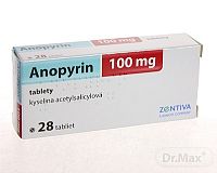 Anopyrin 100 mg tbl (blis.) 1x28 ks