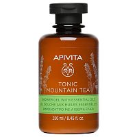 APIVITA Tonic Mountain Tea Shower Gel with Essential Oils, 250ml 1×250 ml gél