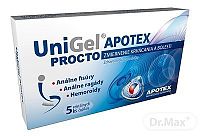 APOTEX UniGel PROCTO čapík rektálny 5 ks