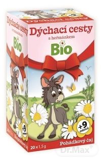 APOTHEKE ROZPRÁVKA Dýchacie cesty s rumančekom Bio bylinný čaj (od ukončeného 9. mesiaca) 20x1,5 g (30 g)