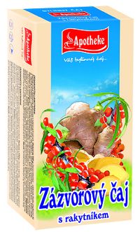 APOTHEKE ZÁZVOROVÝ ČAJ S RAKYTNÍKOM 20x2 g (40 g)