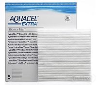 AQUACEL EXTRA Krytie na rany so spevneným vláknom, 15x15 cm, 1x5 ks