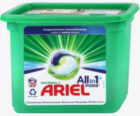 Ariel Gelové tablety Universal+ 1×20 ks, gélové tablety