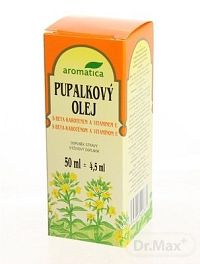 aromatica PUPALKOVÝ OLEJ S BETA-KAROTÉNOM A VIT.E 1x50 ml