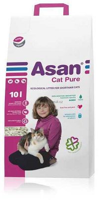 Asan Cat Podstielka Pure 1×10 l, podstielka pre mačky