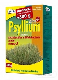 asp Psyllium PLUS 1×300 g, rozpustná vláknina, s laktobacilmi a bifidobaktériami