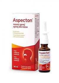 Aspecton sprej do nosa s éterickými olejmi a dexpantenolom 1x30 ml