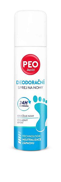 Astrid PEO Foot Deodorant osvěžující a chladivý deodorant na nohy 150 ml