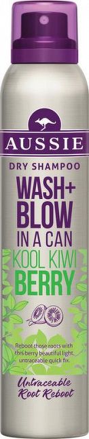 Aussie Wash Blow Kool Kiwi Berry suchý šampon 180 ml