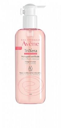 Avène TriXera Nutrition čistiaci gél na tvár a telo (Nutri-Fluid Cleanser) 400 ml