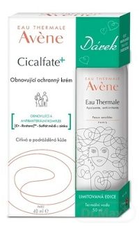 AVENE CICALFATE+ CRÈME REPARATRICE + Darček 1×40 ml+1×50 ml, krém a termálna voda