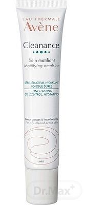 Avéne Cleanance Emulsion 1×40 ml, zmatňujúca emulzia pre mastnú pleť