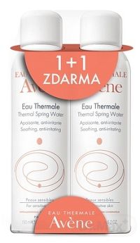 AVENE EAU THERMALE (DUO) termálna voda v spreji (1+1 ) 2x150 ml, 1x1 set
