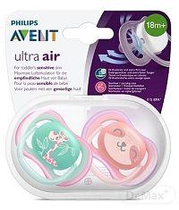 AVENT CUMLÍK 18+M Ultra air Žirafa, dievča na utišovanie, silikón 1x2 ks