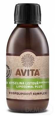 AVITA B9 KYSELINA LISTOVÁ LIPOSOMAL PLUS fosfolipidový komplex 1x200 ml