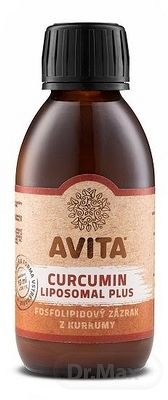 AVITA CURCUMIN LIPOSOMAL Plus roztok, fosfolipidový komplex 1x150 ml