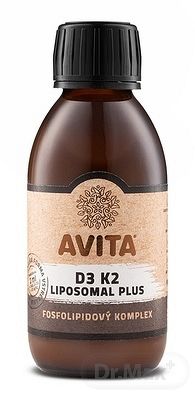 AVITA D3 K2 LIPOSOMAL PLUS roztok, fosfolipidový komplex 1x200 ml