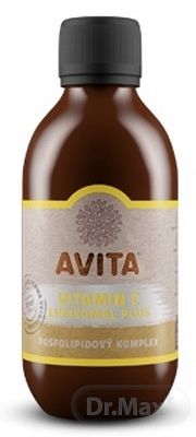 AVITA VITAMIN C LIPOSOMAL PLUS roztok, fosfolipidový komplex (inov.2020-10) 1x250 ml